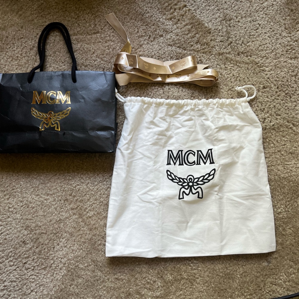 MCM Black Designer Bag with Handle